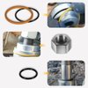 Replacement Skid Steer Lift Hydraulic Cylinder Seal Kit Fit for Bobcat 444 500 610 642 643 742 743 753 & More Replaces OEM 6803329, 7137769