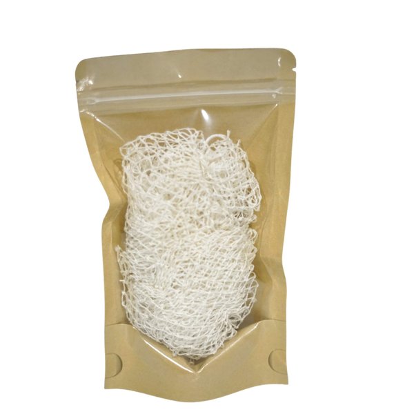 Awomi ® Scrub West African Net Mesh Body Exfoliator Bath Sponge (White)