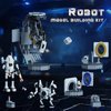 VLOTVFP Portal Building Block Set, Awesome Glados Science Action Figure Model Toy, Atlas and P-Body Testing Supervisor Robot Construction Playset Birthday for Kids Fans(705 PCS)