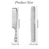 Metal Comb,2 Pcs Professional Aluminum Barber Comb Set Fine Tooth Comb Hair Styling Comb Fine Cutting Comb Anti-static Hairdressing Comb Hair Cutting Combs for Men and Women