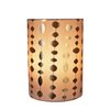 Aspen Creative 31254A Contemporary Drum (Cylinder) Shaped Spider Construction Lamp Shade in Beige 8" wide (8" x 8" x 11")