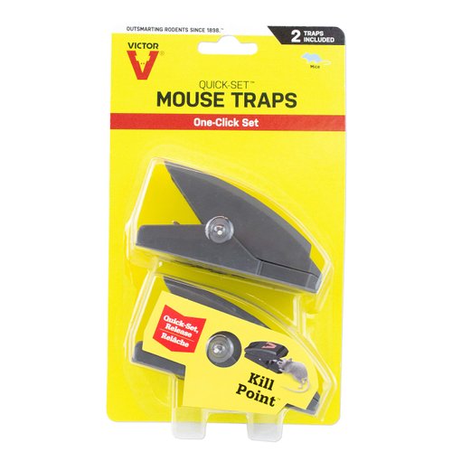 Victor M137 Quick-Set Mouse Trap - 6 Pack Geometric Pattern