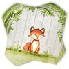 100 Woodland Animal Creatures Luncheon Napkins Disposable Paper Pack Rustic Forest Friends Fox Deer Dinner Lunch Napkin for Animals Camping Hunting
