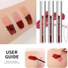 Bekoeen 3PCS Lip Stain Liner, Long Lasting lip liner peel off stain,Natural Peel Off Lip Stain,Matte Tattoo Lip Liner Stain Peel Off,Women's Lip Liner Makeup, Girls gifts(With Clip)
