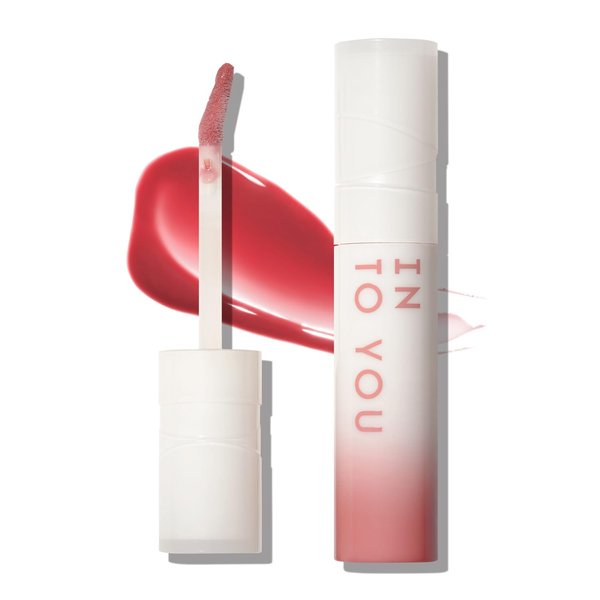 INTO YOU Lip Gloss Coco Liquid Moisturizing Lipstick Long Lasting Lip Stick Lip Stain Makeup Glitter Shine Non-sticky Lipstick for Women (CC05)