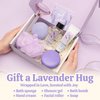 Gift Set for Women,Lavender Relaxing Bath and Body Gift Baskets for Women Self Care Gift Ideas Birthday Gifts for Women, Valentine's Day, Mothers Day, Christmas Gifts for Women