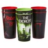 American Greetings 6-Count 22 oz Horror Movie Plastic Party Cups, Halloween Party Supplies