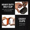 Clip & Carry Kydex Multitool Sheath for Victorinox SWISSTOOL - Made in USA (Multi-tool not included) Multi Tool Holder Holster (Carbon Fiber Red)