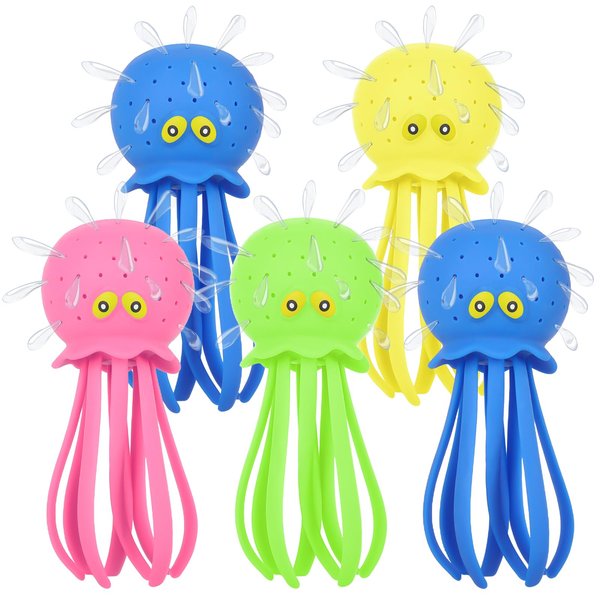 HOMQYTE Octopus Water Pool Toys for Toddlers Water Bombs Splash Balls for Kids Summer Bath Swimming (Octopus5PCS)