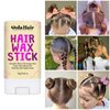 Dolahair Hair Wax Stick for Flyaways, Kids Slick Pomade Stick and Hair Bun Maker, Girls Hair Accessories (16g Wax Stick + Edge Gel)