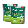 Dulcolax Soft Chews Saline Laxative Mixed Berry (60ct) Gentle Constipation Relief, Magnesium Hydroxide 1200mg (Pack of 2)