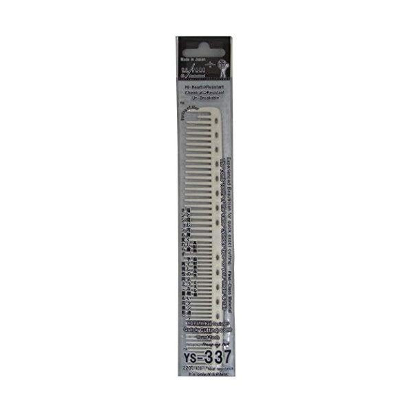 YS Park 335 Extra Long Fine Cutting Comb In GRAPHITE From ProHairTools