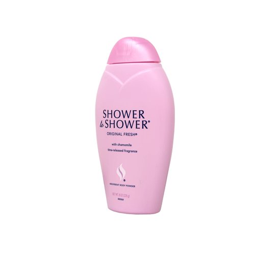SHOWER TO SHOWER Body Powder Original Fresh 8 oz (Pack of 2)