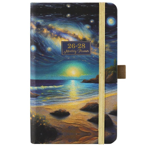 2026-2028 Pocket Planner/Calendar - 3 Year Monthly Planner 2026-2028, Jan. 2026 - Dec. 2028(36 Months), 6.3" x 3.8", Monthly Pocket Calendar with 60 Note Pages, Pen Hold, Perfect Organizer for Purse