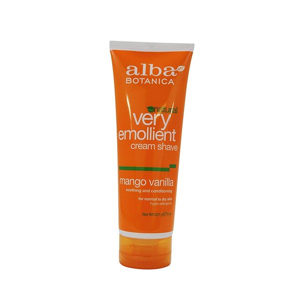 Alba Botanica Moisturizing Cream Shave, Mango Vanilla - 8 oz