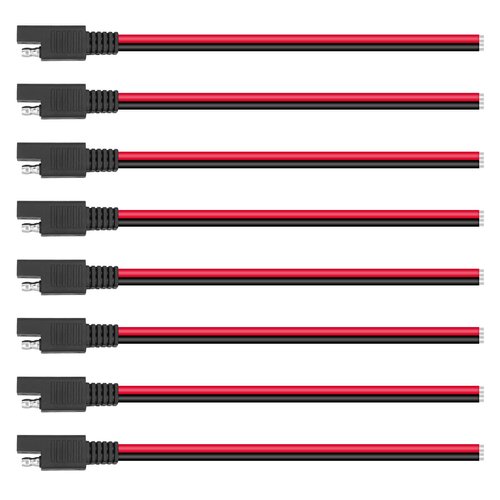 yyzimuqi 14 AWG 13 inch Connector Extension Cable Compatible with SAE,2 Pin Connector for Car