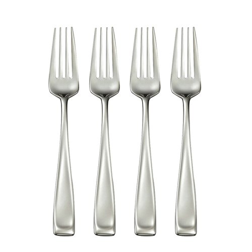 Oneida Moda Salad Forks, Stainless Set of 4