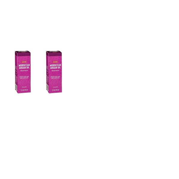 HEB Argan Oil of Morocco Extra Penetrating Oil Blend serum 2 oz(pack of 2) moisturizes hair slin and nails