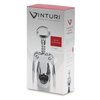 Vinturi V9032 Wing Corkscrew Wine Built-in Bottle Opener, One size, Silver