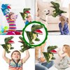 Cute Dinosaur Hand Puppet Funny Plush Stuffed Animal Toy Adults Toddler Huggable Dinosaur Plushies Pretend Play Doll Storytelling Interactive Puppet Toys Xmas Birthday Party Supplies Gift for Kids