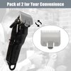Guard Replacement for Wahl Hair Clipper and Trimmer, Guide Comb #3137-101 - Grey #1/2-1/16" (1.5mm) (2 Pack)