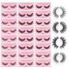 MAGEFY 24 Pairs Faux Mink Eyelashes, 4 Style Natural Fluffy False Eyelashes,Dramatic Reusable Fake Lashes Pack For Women