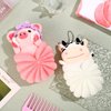 Vesici 2 Pcs Bath Sponge Kids Body Shower Loofah Cute Animal Cartoon Colorful Baby Pouf Mesh for Toddler Children Adults Gifts Washing Exfoliating, Pig and Cow 1 count