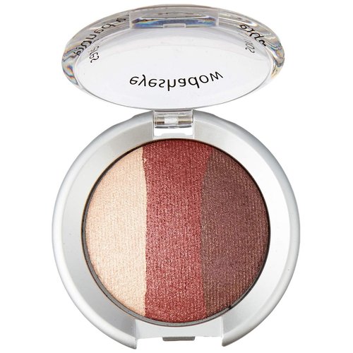 Palladio Cosmetic Baked Eyeshadow Trio, Plums, 0.09 Ounce