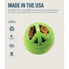 Planet Dog Orbee-Tuff Nooks Green Peace Sign Treat-Dispensing Dog Toy