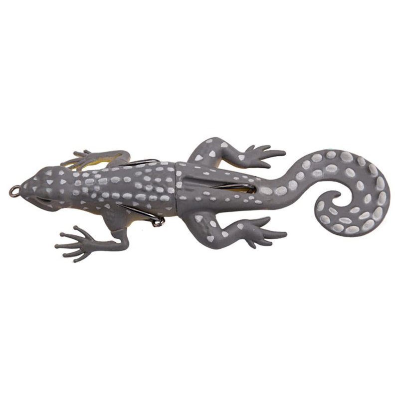 East Rain 5.31in Gecko Newt Salamander Lizard Weedless Hooks Baits 0 ...