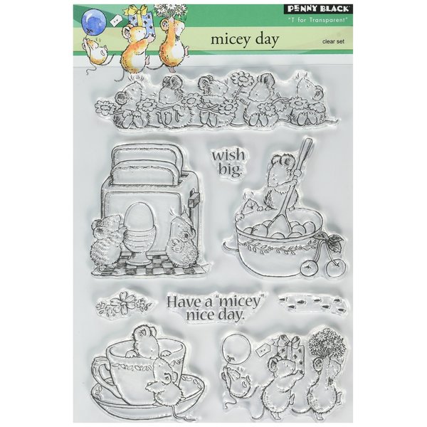 Penny Black Clear Stamp Set, Micey Day