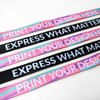 Cloth Wristbands with Reusable Adjustable Beads | Fully Customizable | Great for Awareness, Promotions & Events | Available in Bulk