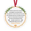 Son Gifts from Mom to My Son Christmas Ornament Son Birthday Ceramic Ornament Gifts for Adult Son Inspirational Gifts for Son for Son Boys Back to School Graduation Wedding Gift for Son