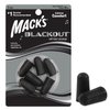 Mack's Blackout Soft Foam Earplugs, 3 Pair - 32 dB Highest NRR, Comfortable Ear Plugs for Concerts, Jam Sessions, Nightclubs, Loud Events and Shooting Sports
