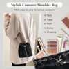 Color Nymph Makeup Bag For Teens Women With Makeup Kit Makeup Bag Travel Included Cosmetic Bag Eyeshadows Face Powder Concealer Liquid Blush Eyebrow Pencil Eyeliner Lipgloss Mascara Brushes