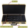 Gdrasuya10 Professional Barber Case Stylist Tool Box Organizer Portable Barber Carrying Case Salon Barber Case Traveling Case With Handle and Numlock for Clippers Trimmers Scissors Combs Tools