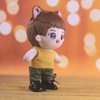 niannyyhouse 20cm Plush Doll Clothes Yellow Vest Green Pants Stuffed Kpop Doll Clothing (Yellow)
