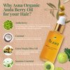 Asna Amla Berry Hair Oil, 100% COLD-PRESSED, Organic, All Hair Types, NATURAL GROWTH, Nourishing & Moisturizing, AYURVEDIC, PACKED with VITAMIN C & ANTIOXIDANTS, 60ml