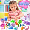 YOPINSAND DIY Slime Kit, Slime Making Kit for Girls, Butter Slime, Foam Slime, Cloud Slime with Add-ins, Foam Balls, Charms, Glitters, Slime Party Favors Gift Toys for Kids 6-12