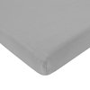 American Baby Company Fitted Mini Crib Sheet 24" x 38", Soft Breathable Neutral 100% Cotton Jersey Portable Sheet, Ash Gray, for Boys and Girls, Fits Most Pack N Play and Mini Crib Mattresses