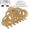 Camila Paris CP2516 French Hair Clip for Women, Beige, Girls Hair Claw Clips Jaw Fashion Durable and Styling Hair Accessories for Women, Strong Hold No Slip Grip, Made in France