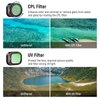 NEEWER Variable ND Filter Set Compatible with DJI Mini 4 Pro, 4 Pack ND2-ND32 (1-5 Stops)/ND64-ND512 (6-9 Stops) Limited VND/CPL/UV Filter, Multi Coated HD Optical Glass/Aluminum Frame
