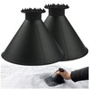 Magical Ice Scrapers for Car Windshield - 2 Pack Cone Magic Car Ice Scraper with Funnel, Round Snow Scraper