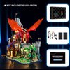 YEABRICKS LED Light for 21348 Ideas Dungeons & Dragons: Red Dragon's Tale Building Blocks Model (Building Set NOT Included)