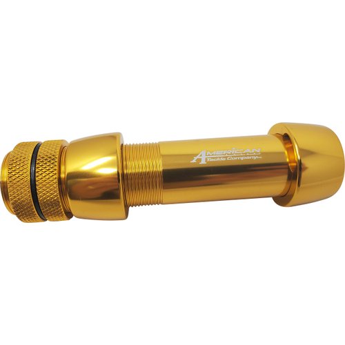 American Tackle Aluminum Reel Seat for Fishing Rod Building (Gold, 24MM)