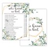 OICPYD Housewarming Party Games, Who Knows Us Best, Greenery New Home, New House, New Homeowner Party Games Cards, 30 Sheets Each Pack