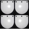 10 Inch Gongs - 3/8" AR500-4pcs - Action Pistol & Rifle Steel Shooting Targets