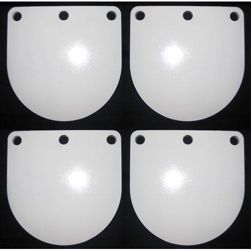 10 Inch Gongs - 3/8" AR500-4pcs - Action Pistol & Rifle Steel Shooting Targets