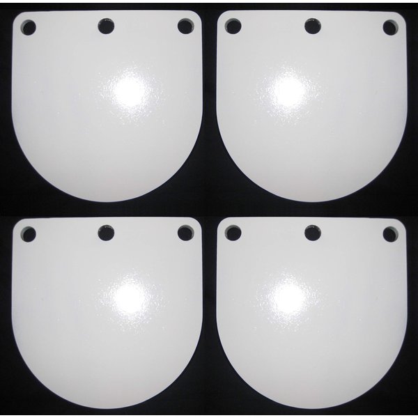 10 Inch Gongs - 3/8" AR500-4pcs - Action Pistol & Rifle Steel Shooting Targets