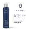 MONAT Purifying Vinegar Shampoo - Gentle High-Performance Apple Cider Vinegar Shampoo & Potent AHA Natural Shampoo Deeply Cleanses, Purifies & Hydrates Hair - Net Wt. 237 ml / 8 fl. oz.